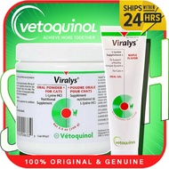 GENUINE Vetoquinol Viralys L-Lysine Supplement for Cats | Powder / Gel