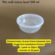 Thinwall Bowl Plastic Pudding Cup 200ml Thinwall Fruit Salad Cup Dessert Cup Plastic Bowl 200ml