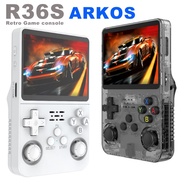 R36S Portable Handheld Game Controller with 3.5" HD Screen, Rechargeable Battery - Perfect Christmas