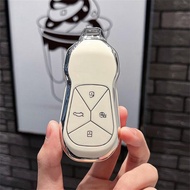 Xpeng xiaopeng p5,p7,g9,g3i用の車のキーカバー,スマートな4つのボタンプロテクター,自動スタイリングアクセサリー,シェルホル