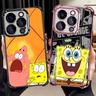 AK-6 SpongeBob Patrick Star Case for iPhone 14 15 Pro Max Plus