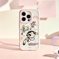 飛天小女警可愛出擊極光霧透MagSafe iPhone手機殼