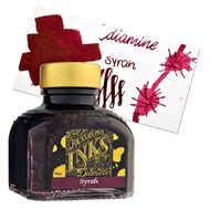 British Diamine Fountain Pen Ink Bottle, Diamine Syrah Ink Bottle 80ml