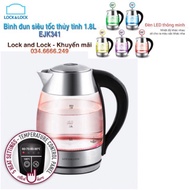 🍓🍓ẤM ĐUN SIÊU TỐC GLASS KETTLE CÓ ĐIỀU CHỈNH NHIỆT ĐỘ LOCK&LOCK-EJK341(1.8L)