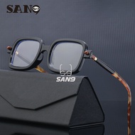 【Ready Stock】COD (San9)Men's Small Framed Square UV Resistant Sunglasses