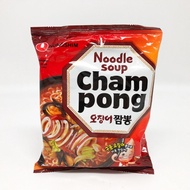 Nongshim Champong จัมปง เกาหลี 오징어짬뽕 จัมปงทะเล บะหมี่กึ่งสำเร็จรูปเกาหลี