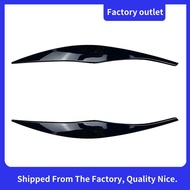 Car Headlights Eyebrows Eyelids Cover Eyelash Head Light Stickers for  3 Series E90 E91 320I 330I 05