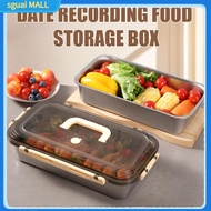 Sealed Kimchi Container Leak-proof Food Storage Box Stainless Steel Crisper Box with Date Lid Leak-p