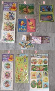 Winnie the Pooh 小熊維尼 八達通套 膠卡 八達通貼 貼紙