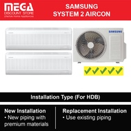 SAMSUNG WINDFREE SYSTEM 2 AIRCON &amp; FREE INSTALLATION + FREE GALAXY TAB A9 FROM SAMSUNG