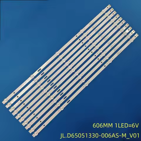 LED backlight strip 5 lamp For 65MU2000 JL.D65051330-006AS-M_V01 6519N 12MM 308056519NDTZ002 CX65D05