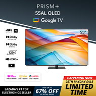 PRISM+ 55AL OLED | Google TV | 55 inch | Quantum Colors | Google Playstore | HDR10+ | Dolby Vision |