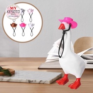 [KesotoMY] 6x Mini Desk Goose Headwear Ornaments Mini Hats for Desk Classroom Decoration