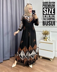 Batik Usman - Gamis Terbaru twill rayon premium pekalongan gamis twil batik cap super abstrak - Home