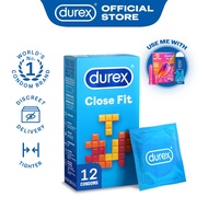 Durex Close Fit Condoms (Tighter) | Pack of 12 For Men | 49mm