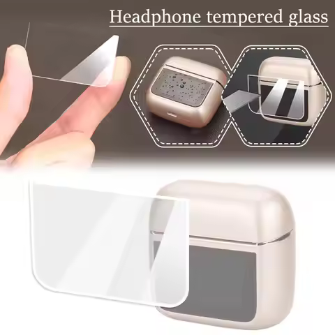 Tempered Glass Screen Protector For JBL TOUR PRO 3 Earbuds Hard Clear Screen Protective Film For TOU