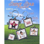 Shiny Star Keychain CORTIS ver. || Custom KPop Acrylic Charm Bag All Members