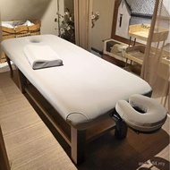 Bed Massage Bed Dual-Use Solid Wood Bed Massage Bed SPA Bed Bed Thai Five-Star Beauty Salon SPA Leat