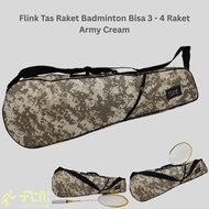Flink Badminton Racket Bag Sling contains 3 Army rackets