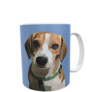 ARTSY-beagle coffee mug