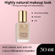 (100% authentic) Estee Lauder Foundation #1C1 Cool Bone 30ml Neutral - White oily Skin Long-lasting 