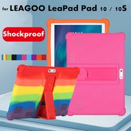 for LEAGOO LeaPad Pad 10 / 10S Cover Tablet Shockproof Case Soft Silicone Adjustable Stand Shell