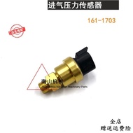 Free shipping E324 325 329 336d intake pressure sensor c7/c9 engine 161-1703 Excavator Parts