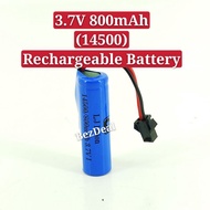 Battery Kereta Control 3.7V (800mAh/14500) RC Car Rechargeable Battery
