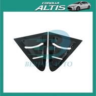 Toyota Corolla Altis E210 2021-2025 Rear Side Window Triangle Shutters Spoiler Protector Trim Berjay