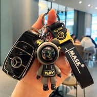 Trend Mall For Mercedes-Benz 3 Buttons Car Remote Key Case For Mercedes-Benz A C E S GLA GLB GLC GLE