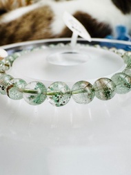 小精品天然鮮綠翠綠幽靈6mm9.35g正財事業貴人緣生意緣帶共識