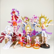 20cm One Piece Anime Figures Nika Luffy Gear 5th Action Figure Gear 5 Sun God Pvc Figurine Gk Statue Model Decoration Doll Toys