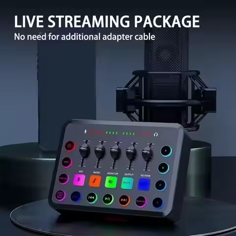 Audio Mixer Reverb Delay Effect Portable DJ Mixer for Performance Home Phone