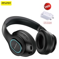 Awei A100BL Wireless Headset Bluetooth Headset Gaming Headphones with Microphone Colorful Breathing 