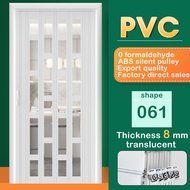 PVC Folding Sliding Door Accordion door Fire 0Formaldehyde Accordion Sliding Door Kitchen Balcony Ba