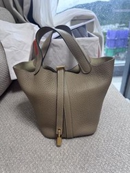 Hermès Picotin 18 風衣灰 stamp B 9成新
