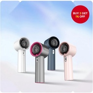 Portable Turbo Jet Fan with 100-Level Speed, 3600mAh Rechargeable Battery, and Digital Screen for Sp