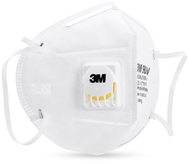 3M | Khẩu trang 3D mask có van 3M 9001V