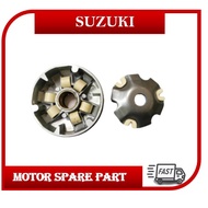 SUZUKI V100 FRONT PULLEY SET ASSY V 100 V-100 FRONT PULLEY DEPAN PULEY ASSY SUZUKI