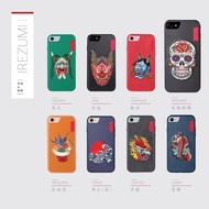【Skinarma】iPhone7 (4.7吋)日本橫須賀風格刺繡手機殼 玫瑰骷髏