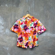 Feraud Abstract Women Button Up Shirt