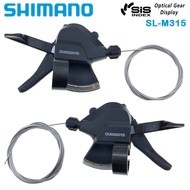 SHIMANO Altus SL M315ชิฟเตอร์2 3 7 8 21ทริกเกอร์ความเร็วคันเกียร์ Rapidfire พร้อมสายชิฟเตอร์2X7 2X8
