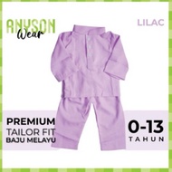 BAJU MELAYU BUDAK LILAC