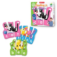 The Learning Journey - Match It! Spelling Jr. - 15 Piece Self-Correcting Spelling Puzzle for Three a