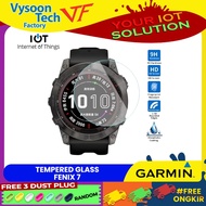 Tempered Glass Garmin Fenix 7x Standard Sapphire Solar Protector