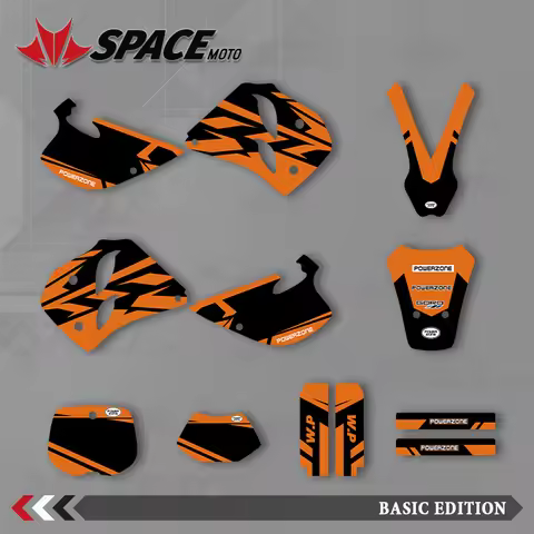 SPACE MOTO For KTM 93-97EXC SXF Graphics Background Decals Stickers Motorcycle