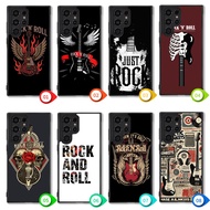 Case Samsung Galaxy S25 S24 S23 S22 S21 S20 Note 20 10 Ultra Plus FE Edge Rock n Roll Band D0087