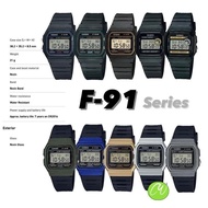 [ OFFICIAL CASIO WARRANTY ] CASIO F-91W / F-94WA SERIES CLASSIC DIGITAL RETRO MODEL