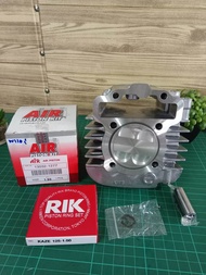 เสื้อลูกw110i ลูก คาเซ่ 56-57(58 ปลอกนอกจะ60มิล)มิลสลัก13 4วาล์วใส่w110i วาล์ว 17/19  พร้อมแหวนสลักก