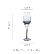Louis XIII Praise Tall Deep Crystal Glass Wine Cognac Gift Box Champagne Cup Wine & Champagne Glasse